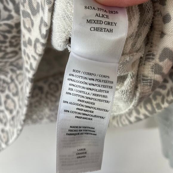 Rails Alice Mixed Gray cropped sweater size L - Picture 6 of 8